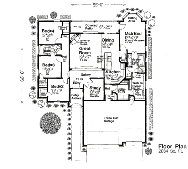 Home Plan - European Floor Plan - Main Floor Plan #310-672
