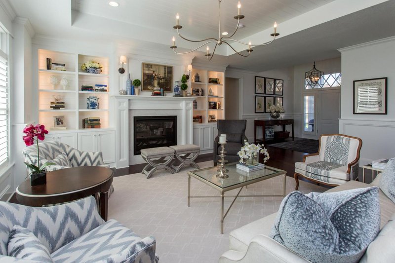 Home Plan - Interior - Family Room 1 for Farmhouse House Plan #70-1549 - 4 bed, 3 bath