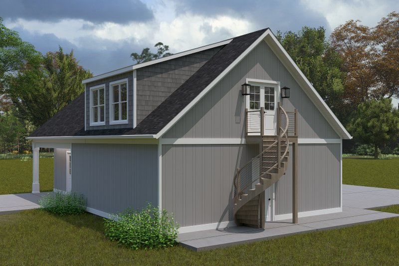 House Design - Exterior - Other Elevation for Traditional House Plan #1060-357, 0.5 bath