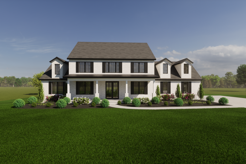 House Design - Exterior - Front Elevation 3 for Country House Plan #1116-35 - 4 bed, 2.5 bath