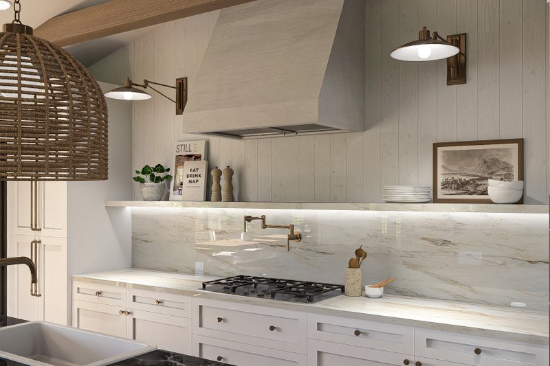 Home Plan - Interior - Kitchen 2 for Beach House Plan #455-594 - 1 bed, 2 bath