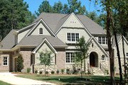 European Style House Plan - 4 Beds 4 Baths 4160 Sq/Ft Plan #413-118 