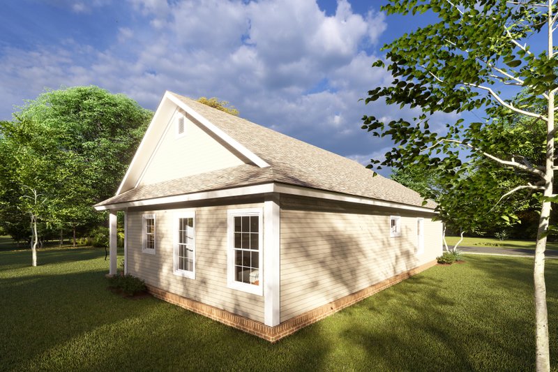 House Blueprint - Exterior - Other Elevation 1 for Cottage House Plan #513-2071 - 3 bed, 2 bath