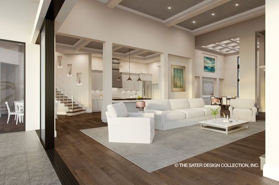 Interior - Family Room 2 for Contemporary House Plan #930-475 - 5 bed, 5.5 bath