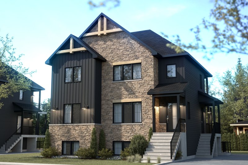 House Design - Country Exterior - Front Elevation Plan #23-558