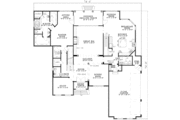 European Style House Plan - 4 Beds 5 Baths 4360 Sq/Ft Plan #17-577 