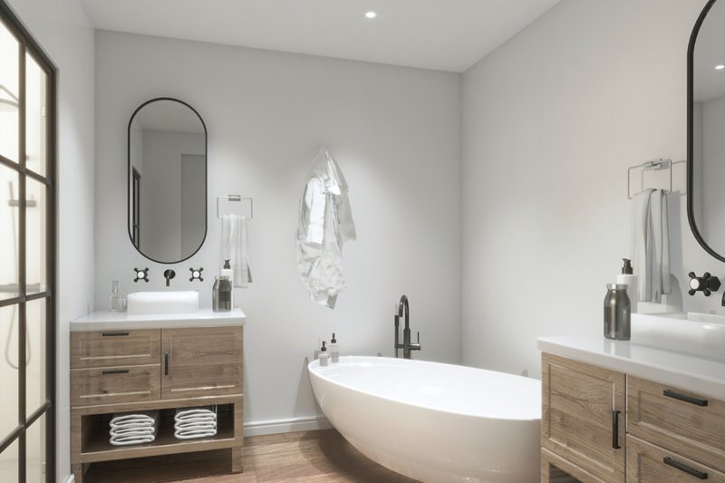 Architectural House Design - Interior - Bathroom for Farmhouse House Plan #54-559 - 3 bed, 2.5 bath
