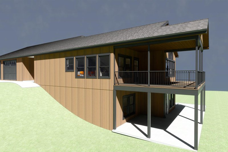 House Blueprint - Photo 2 for Farmhouse House Plan #1109-28 - 4 bed, 3 bath