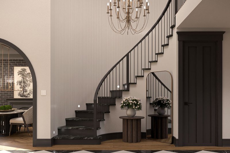 Dream House Plan - Interior - Entry 1 for Colonial House Plan #455-388 - 5 bed, 4.5 bath