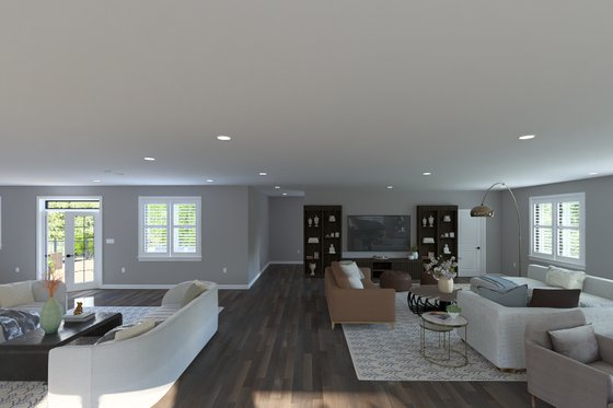 Interior - Family Room 2 for Barndominium House Plan #1060-424 - 3 bed, 2.5 bath