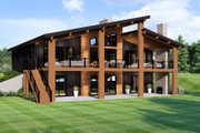 Contemporary Style House Plan - 3 Beds 3 Baths 4068 Sq/Ft Plan #1064-306 