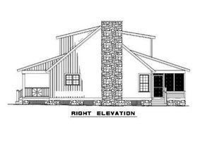 Exterior - Other Elevation 1 for Farmhouse House Plan #17-2016 - 4 bed, 4 bath