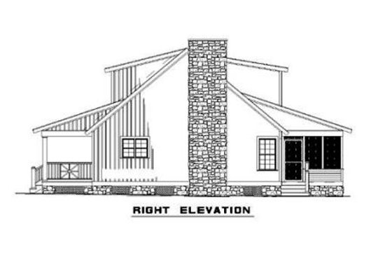 Exterior - Other Elevation 1 for Farmhouse House Plan #17-2016 - 4 bed, 4 bath