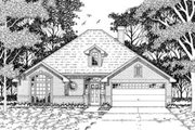 Traditional Style House Plan - 3 Beds 2 Baths 1631 Sq/Ft Plan #42-166 