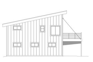 Exterior - Other Elevation 1 for Contemporary House Plan #932-181 - 3 bed, 2 bath