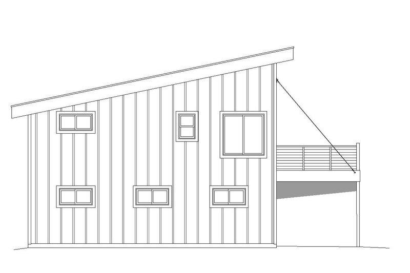 Home Plan - Exterior - Other Elevation 1 for Contemporary House Plan #932-181 - 3 bed, 2 bath