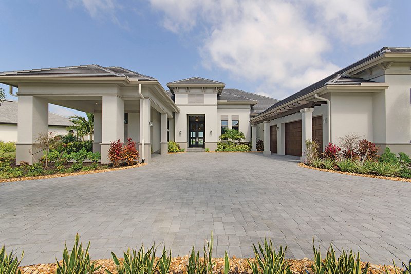 Dream House Plan - Contemporary Exterior - Front Elevation Plan #930-509