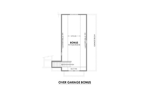 Floor Plan - Other Floor for Farmhouse House Plan #1105-13 - 3 bed, 2.5 bath