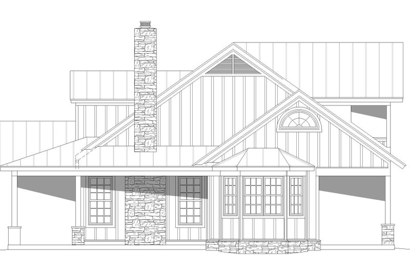 Dream House Plan - Exterior - Other Elevation for Country House Plan #932-349 - 3 bed, 3.5 bath