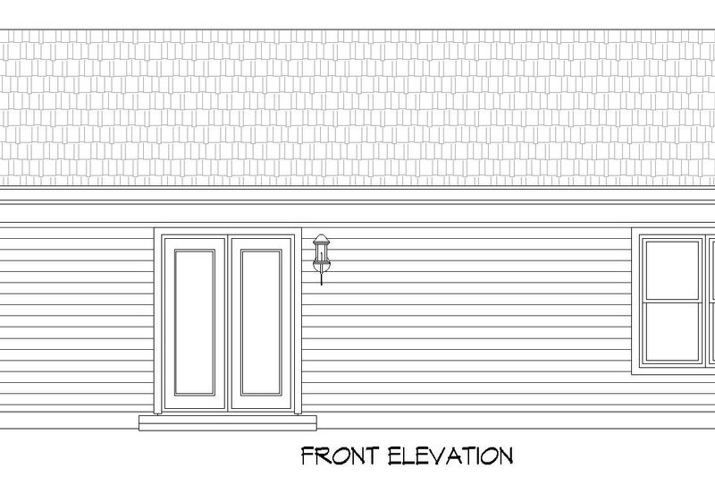 Dream House Plan - Exterior - Front Elevation 3 for Country House Plan #932-609 - 1 bed, 1 bath