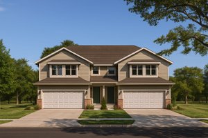 House Blueprint - Traditional Exterior - Front Elevation Plan #20-2585