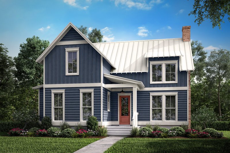 House Design - Farmhouse Exterior - Front Elevation Plan #430-177