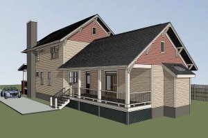 Exterior - Other Elevation for Craftsman House Plan #79-274 - 4 bed, 3.5 bath