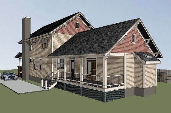 Exterior - Other Elevation for Craftsman House Plan #79-274 - 4 bed, 3.5 bath