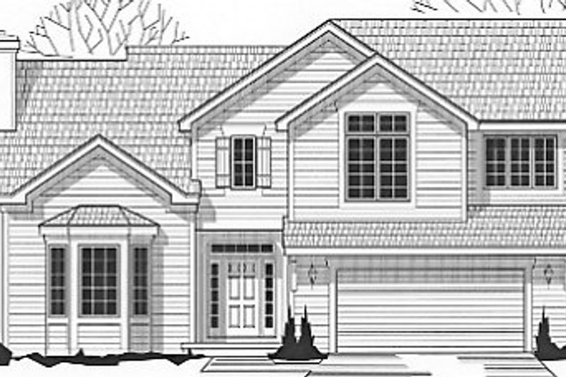 Traditional Style House Plan - 3 Beds 2 Baths 1847 Sq/Ft Plan #67-659