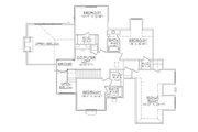 European Style House Plan - 6 Beds 5 Baths 4219 Sq/Ft Plan #5-421 