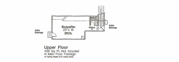 European Floor Plan - Other Floor Plan #310-968