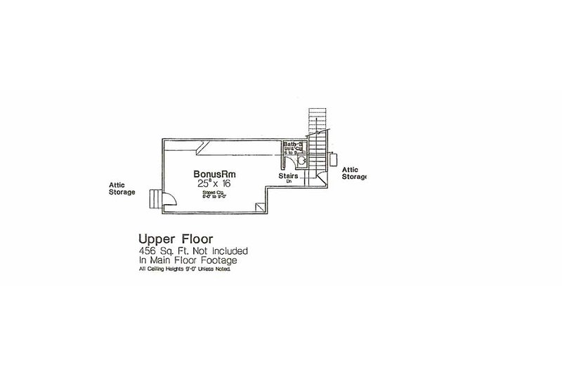 Architectural House Design - Floor Plan - Other Floor for European House Plan #310-968 - 3 bed, 2.5 bath
