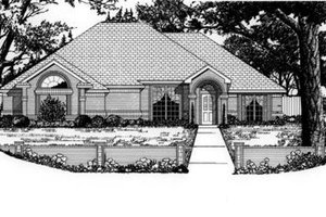 Traditional Exterior - Front Elevation Plan #62-106