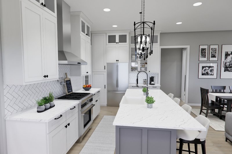 Dream House Plan - Interior - Kitchen 5 for Craftsman House Plan #51-1289 - 3 bed, 3.5 bath