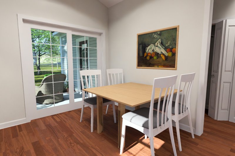 Architectural House Design - Interior - Dining Room 1 for Cottage House Plan #513-2455 - 2 bed, 2 bath