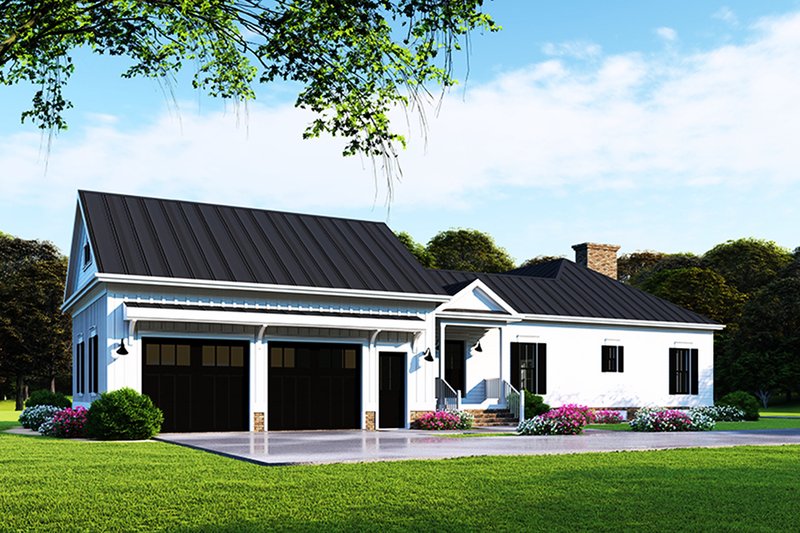 House Blueprint - Left Side Elevation