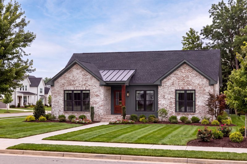 House Blueprint - Exterior - Front Elevation 7 for Farmhouse House Plan #430-449 - 3 bed, 2 bath