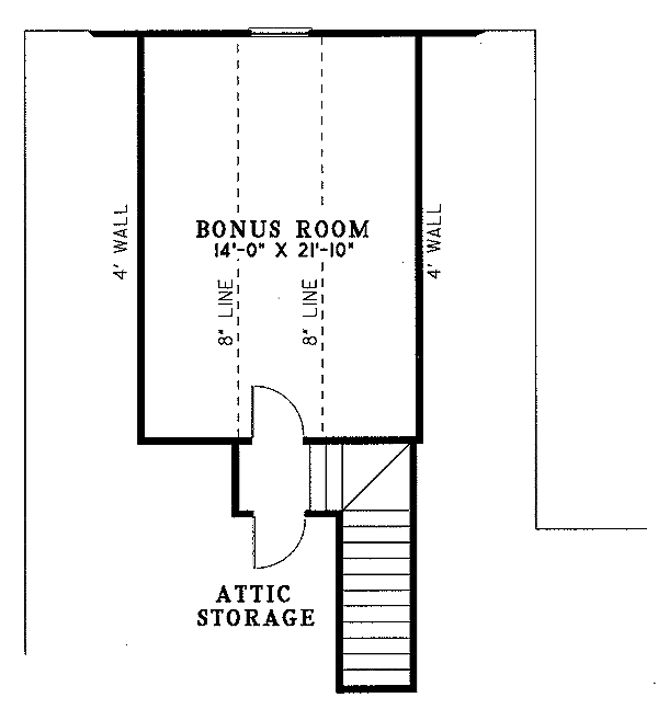 Dream House Plan - Traditional Floor Plan - Upper Floor Plan #17-1123