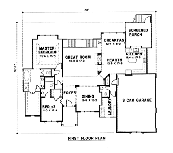 Modern Floor Plan - Main Floor Plan #67-159