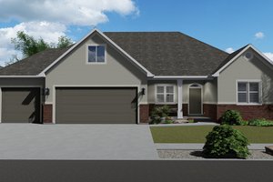 Traditional Exterior - Front Elevation Plan #1060-46