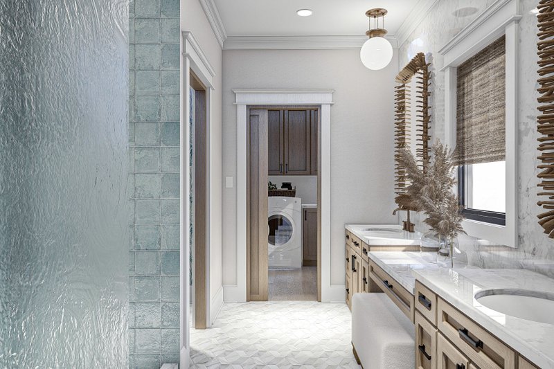 House Plan Design - Interior - Master Bathroom 1 for Modern House Plan #455-607 - 3 bed, 2.5 bath