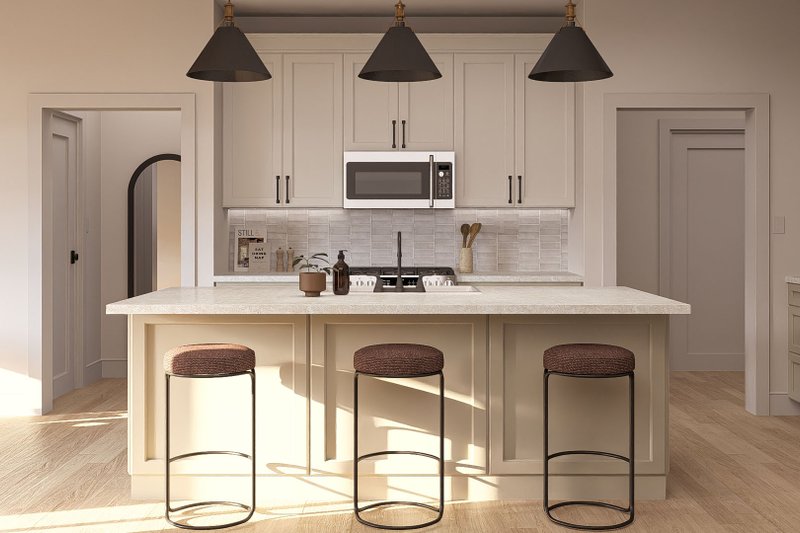 Home Plan - Interior - Kitchen for Modern House Plan #455-322 - 4 bed, 3 bath