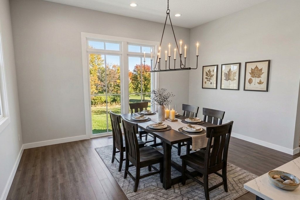 Interior - Dining Room for Farmhouse House Plan #51-1549 - 4 bed, 3.5 bath