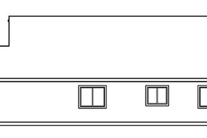 Exterior - Other Elevation 1 for Traditional House Plan #124-358 - 3 bed, 2 bath