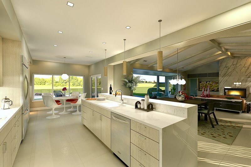 House Design - Interior - Kitchen for Ranch House Plan #489-15 - 4 bed, 4.5 bath