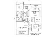 Cottage Style House Plan - 3 Beds 2 Baths 1280 Sq/Ft Plan #513-2312 