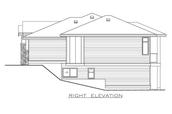 Exterior - Other Elevation 1 for Craftsman House Plan #1100-69 - 2 bed, 2 bath