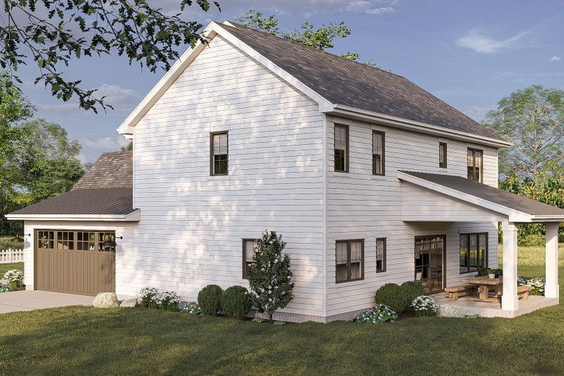 House Plan Design - Exterior - Other Elevation for Farmhouse House Plan #455-561 - 4 bed, 2.5 bath