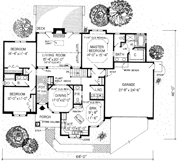 Traditional Floor Plan - Main Floor Plan #312-281