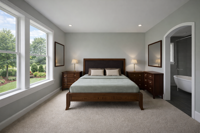 House Blueprint - Interior - Master Bathroom for Traditional House Plan #1060-472 - 3 bed, 2.5 bath